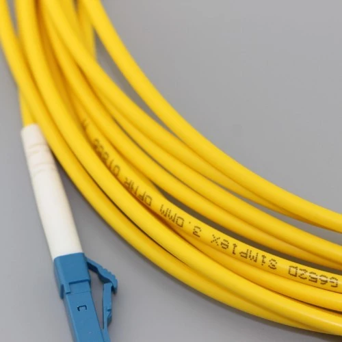 Fiber Optic LC LC Patch Cable Single Mode Simplex